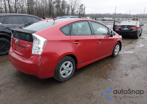 2011 Toyota Prius Four z USA, uszkodzony, nr VIN JTDKN3DU2B0259665